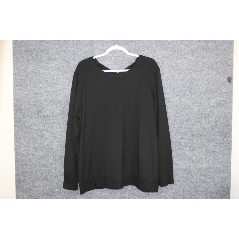 ADRIENNE VITTADINI Sport‎ Sweater Women’s Size 2X Black Long sleeve